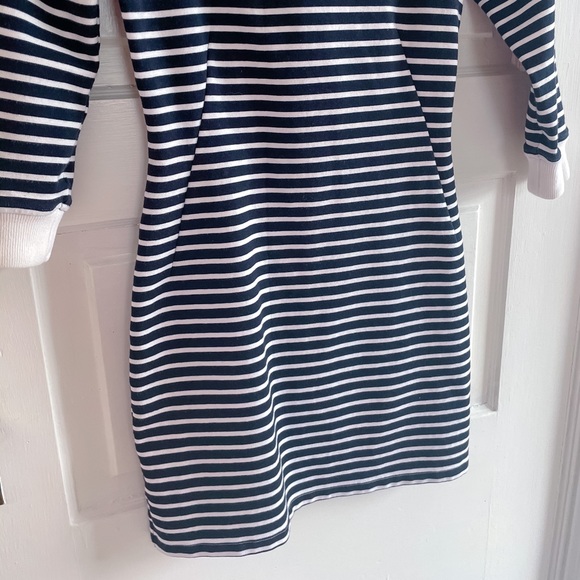 THEORY long sleeve stripe mini dress sailor Shopbop Madewell J Crew Tibi XS 0 2 - Picture 6 of 8